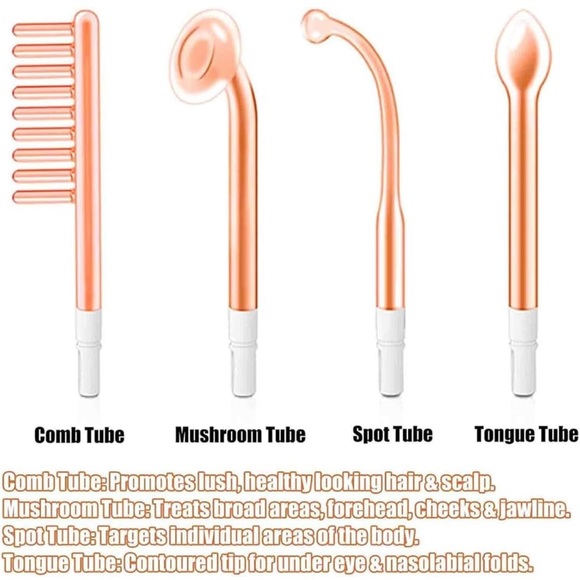 NIB | VORTEX GLASS HAIR GROWTH SALON WAND ORGANIC NUTRAFOL NUDERMA - Picture 3 of 9